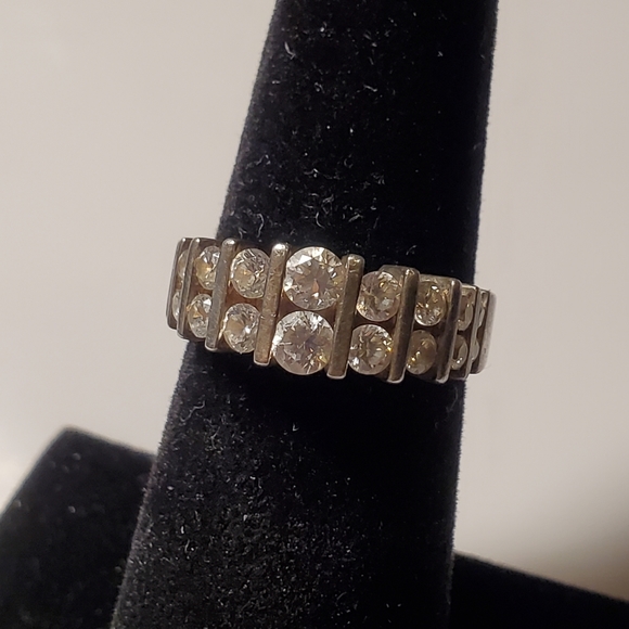 Sterling silver with CZ stone ring - Picture 8 of 12